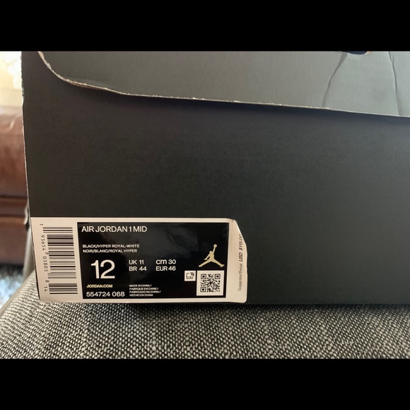 Jordan 1 mid royal Blue - Picture 6 of 6